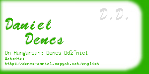 daniel dencs business card